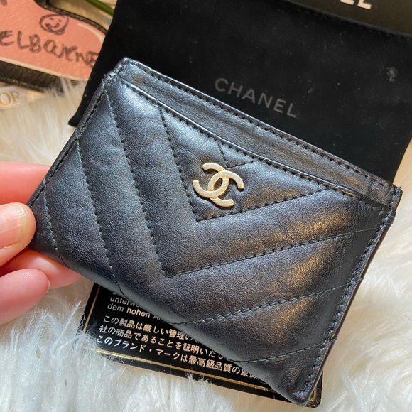Chanel Black Calfskin Cardholder - Picture 3 of 10